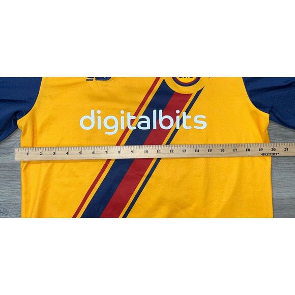 NB New Balance AS Roma 3rd Alternate Jersey Yellow MT130222 Men's XL #22 - Picture 5 of 9